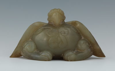A Carved Jade Mythological Bird Well