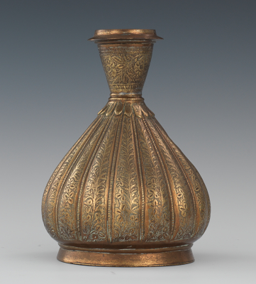 A Mughal Style Hookah Vase 19th 13378b