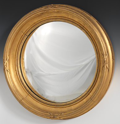 A Federal Style Bullseye Mirror