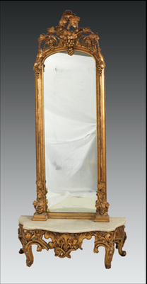 A Rococo Revival Pier Mirror The 133798