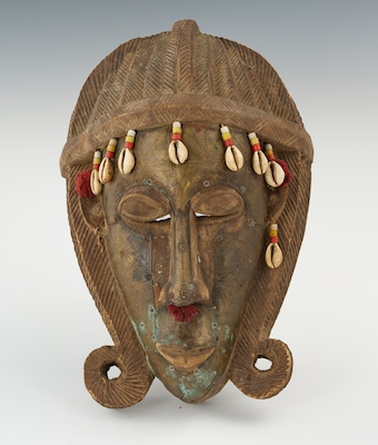 A Benin Type African Mask Ivory 1337c4