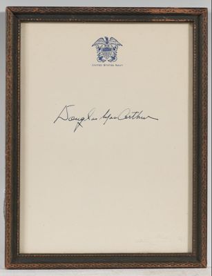 Douglas MacArthur Signature on 1337d5