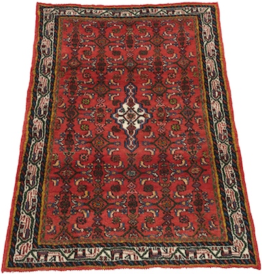 An Old Hamadan Area Rug Apprx  133823