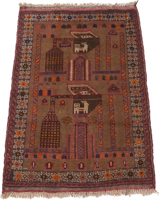 A Persian Antique Unusual Baluch 13382a