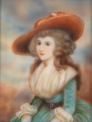 A Miniature Portrait of Mrs Siddons 13384a