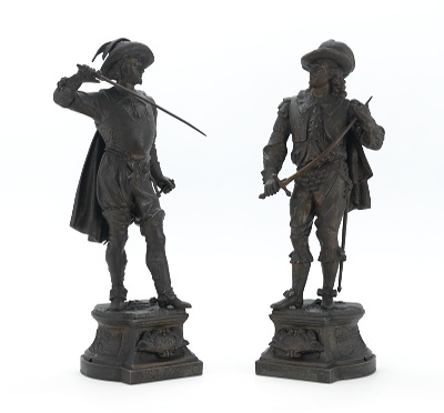 Pair of Spelter Figures A pair 133935