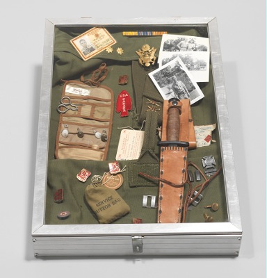 Collection of WW-II Mementos A cased