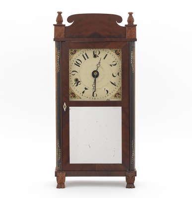 A Silas Hoadley Shelf Clock With 13398f