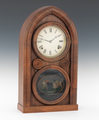 An Ingraham Shelf Clock Venered