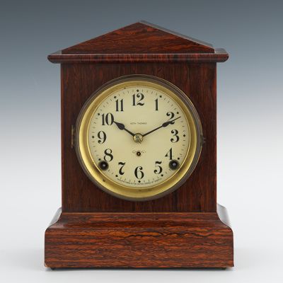 A Seth Thomas Adamantine Mantel Clock