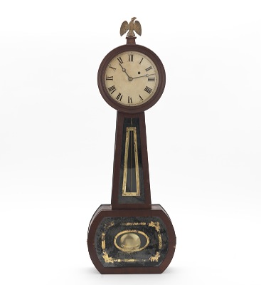 Banjo Clock by L. L. Beals & Co Boston