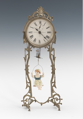 An Ansonia 1886 Bouncing Doll Clock 1339de