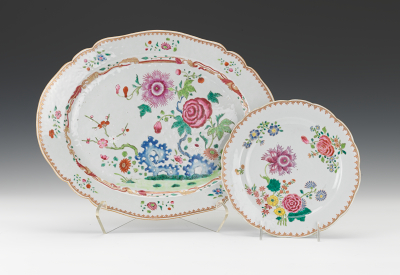 Chinese Export Famille Rose Plate and