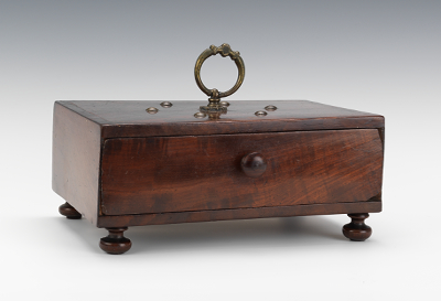 A British Wooden Dresser Box ca  131a9f