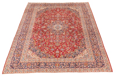 A Large Kashan Carpet Overall ruby 131aec