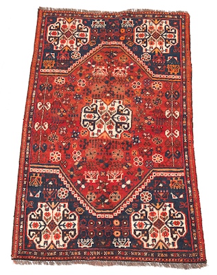 A Shiraz Carpet Central medallion