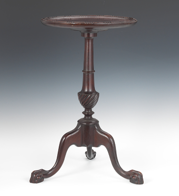 A Delicate Candle Table Tripod base