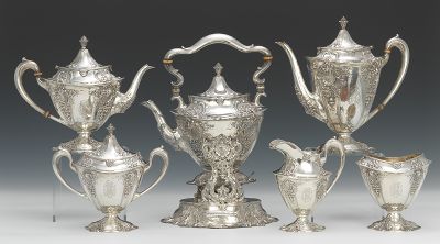 A Sterling Silver Coffee and Tea Service