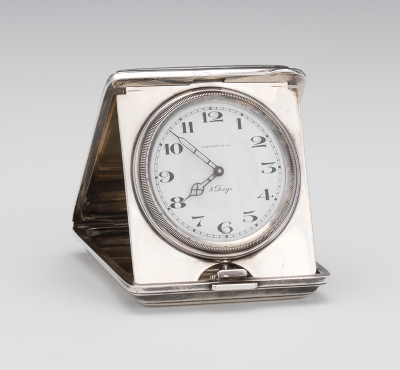 Tiffany Sterling Travel Clock A 131b08
