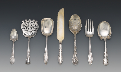 A Group of Seven Sterling Silver