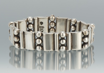 A Hector Aguilar Sterling Silver Bracelet