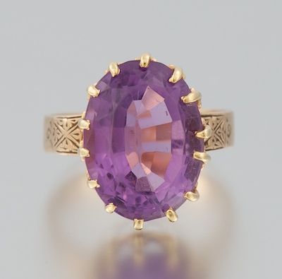 A Ladies' Victorian Style Amethyst
