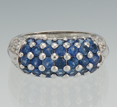 A Ladies' Sapphire and Diamond