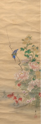 Chinese Painting on Silk The outlines