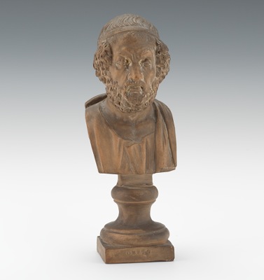 A Terracotta Bust of Homer after Giorgio