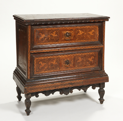 Continental Marquetry Chest 18th 131c93