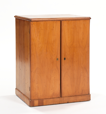 Two Door Birch Cabinet Early 20th Century