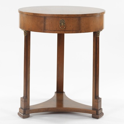 A Circular Empire Style Wood Table 131cbb