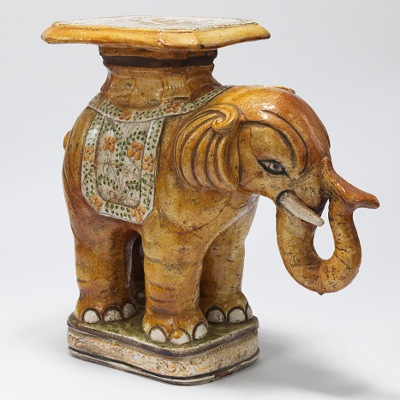 Elephant Garden Seat Chinese pottery 131cc0