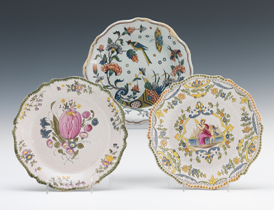 Three Different French Faience