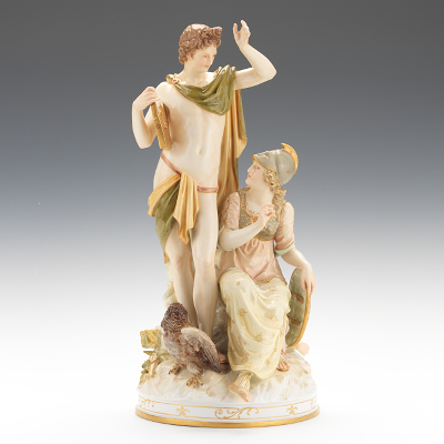 A KPM Berlin Porcelain Figural 131cd3