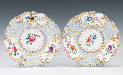A Pair of Minton Cabinet Plates 131cdf