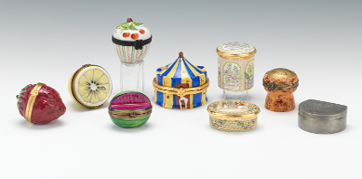 A Collection of Miniature Boxes Including