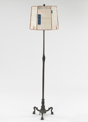 Bronze Floor Lamp 19th Century Tripod