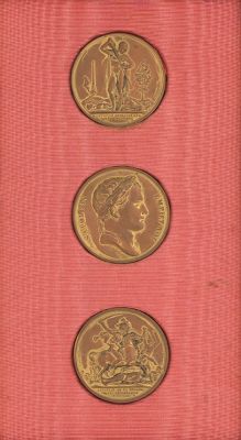Three Framed Napoleonic Medals 131d33