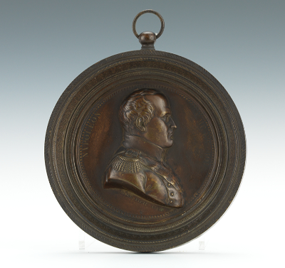 A Profile Plaque of Napoleon 19th 131d2a