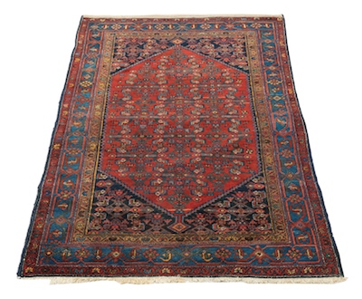 Hamadan Carpet Hexagon medallion in