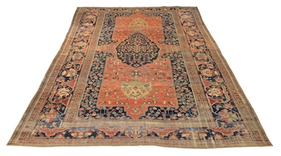 Antique Heriz Carpet Large room