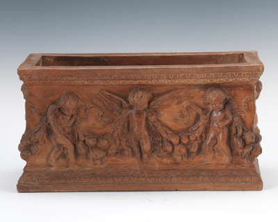 A Terracotta Garden Planter Rectangular 131d82