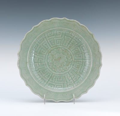 A Chinese Longquan Celadon Plate 131daa