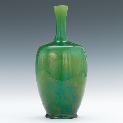 Chinese Green Jade Glazed Vase