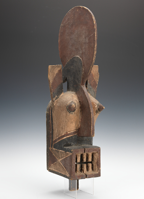 Spirit Mask African Square shaped mouth
