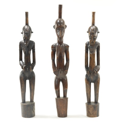 Three Large Ancestral Figures 20th 131dc8