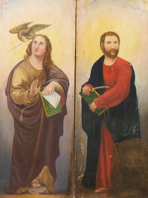 Two Religious Paintings on Wood 131dee