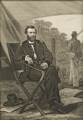 Ulysses S. Grant Engraved Portrait and