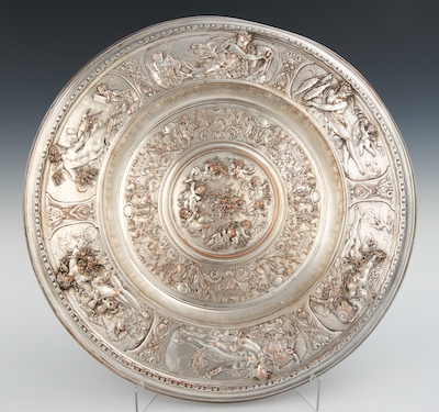 A Richly Decorated Elkington Silver